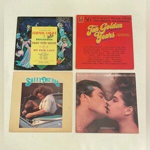 Vintage Movie & Broadway Soundtrack Vinyl Lot – Musicals & Film Themes